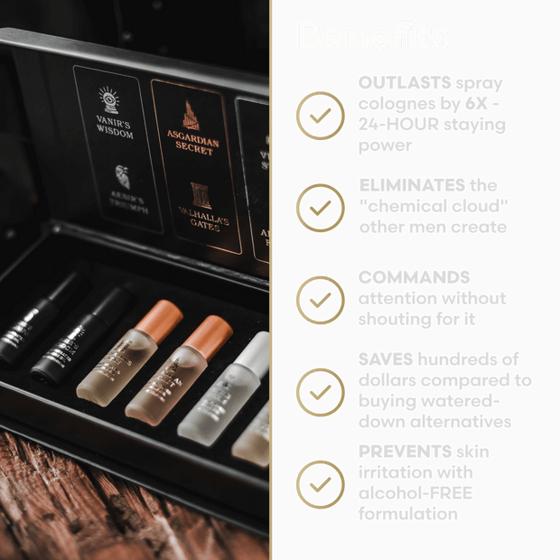 Cologne Oil Sample Kit