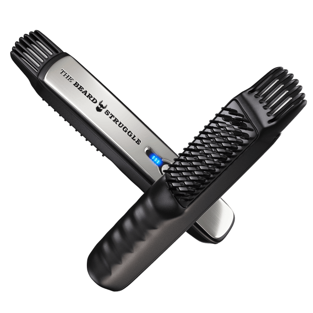 3-in-1 Heated Beard Brush + Straightener