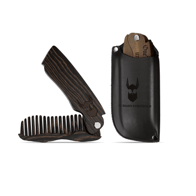 Model Viking Beard Comb + Holster